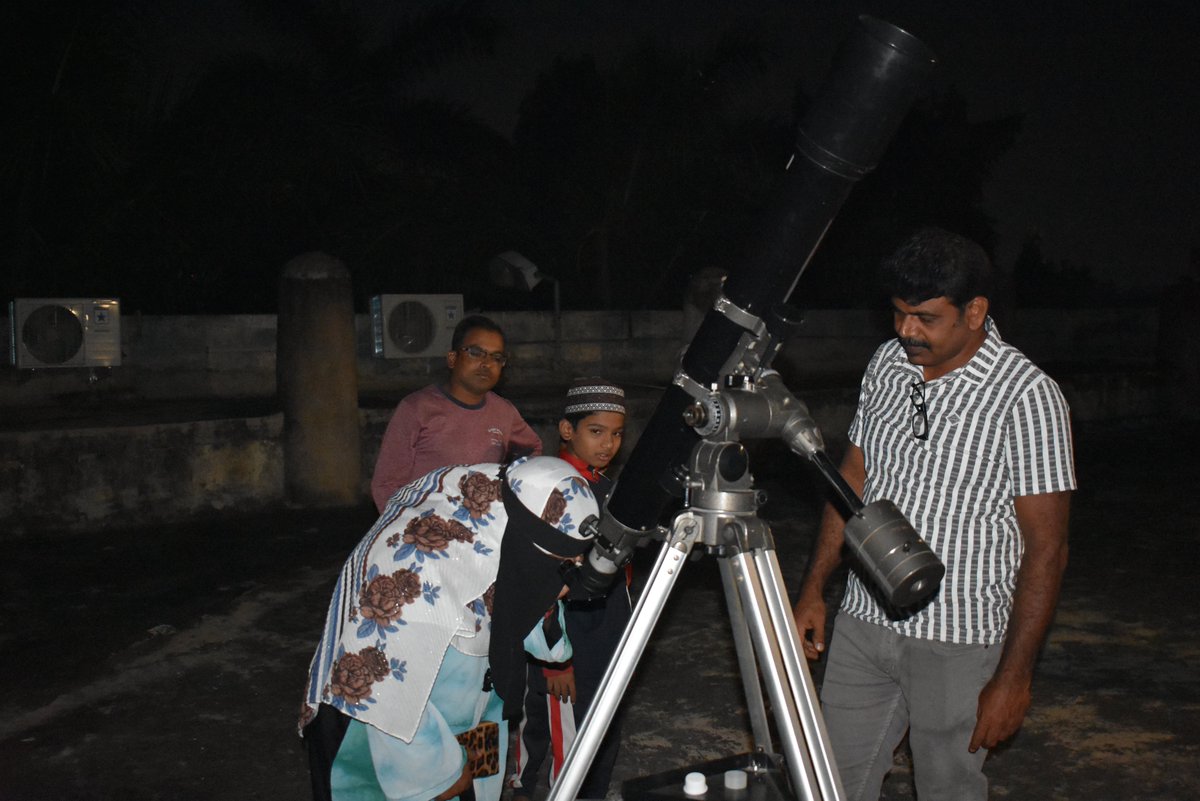 dscgulbarga's tweet image. Inspiring curiosity and Exploration beyond the Horizons! Sky observation programme conducted as a part of the celebration of International Science Centre and Science Museum Day at @dscgulbarga a unit of @ncsmgoi on 10th November 2025.
#ISCSMD #skyobservation
@gssjodhpur