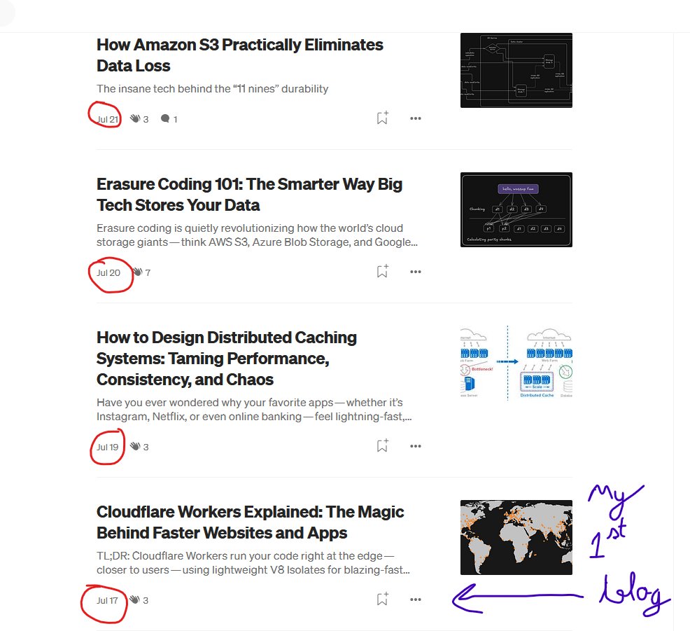 Shuklaax's tweet image. People have finally started reading and appreciating my blogs.

I’ve been  writing them in my free time for quite a while now, and each one  requires a significant amount of effort. 

Honestly, I used to think my  blogs were worthless and that no one would ever read them. I even…