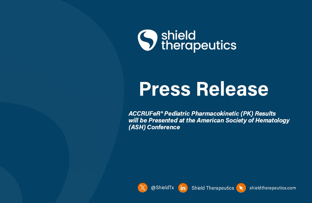 Shield Therapeutics tweet media