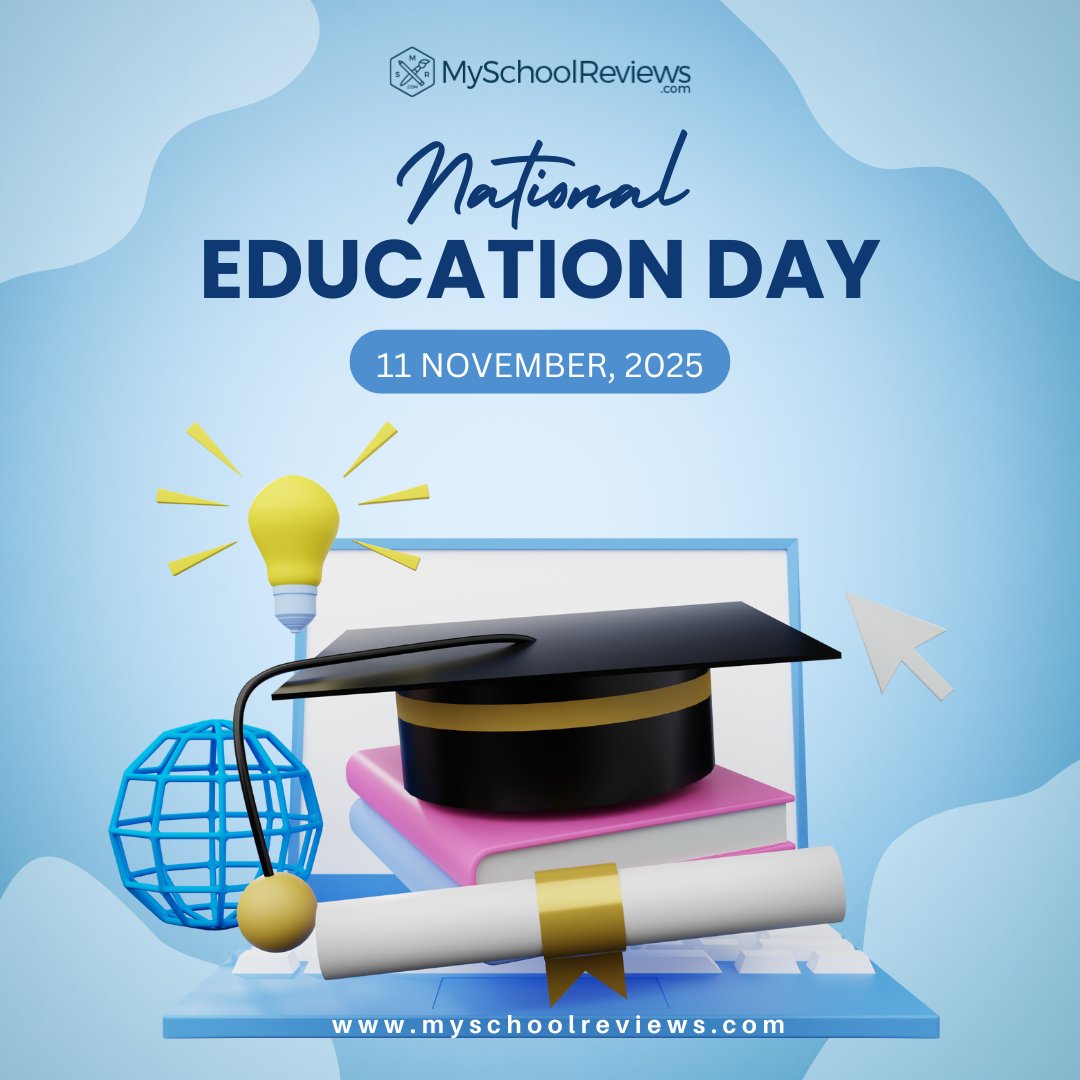 MySchoolReviews's tweet photo. Happy National Education Day!
Let’s continue to learn, grow, and uplift each other, every single day.
https://t.co/oc8o3NOBXi wishes everyone a day filled with curiosity, growth &amp; inspiration.
https://t.co/ucB2WBaBx1
#NationalEducationDay #MySchoolReviews #EducationForAll https://t.co/m48S55IU7O