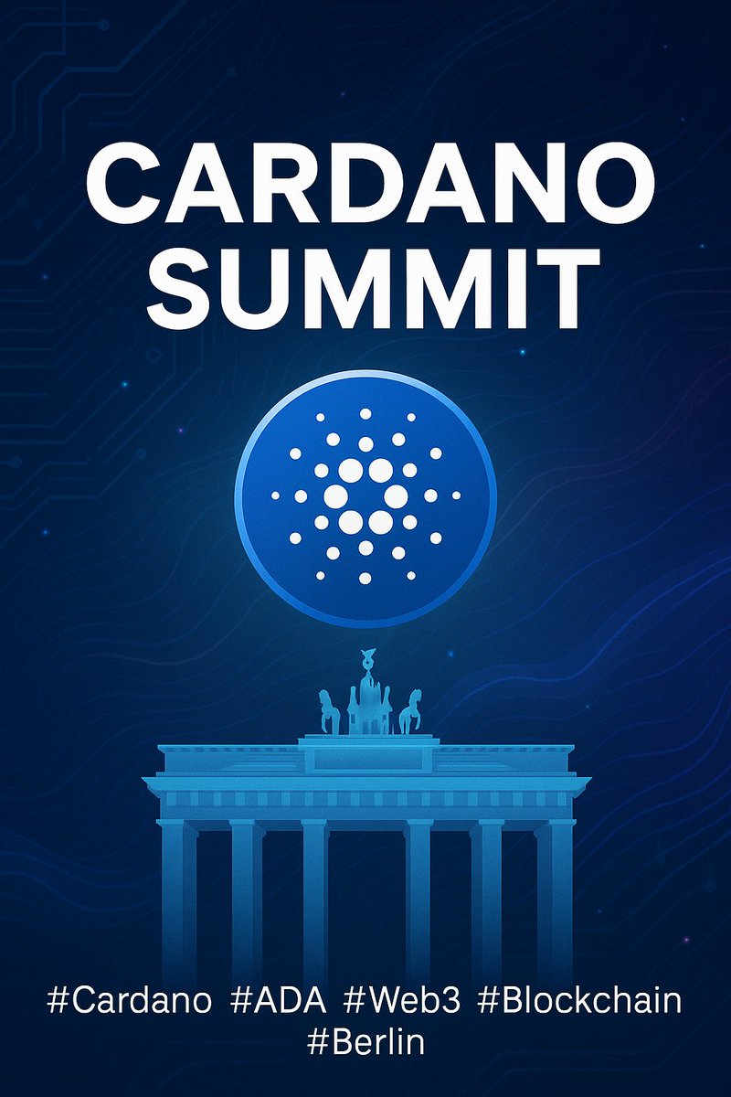 CardanoRussia's tweet photo. 🔥 Готовимся к Cardano Summit 2025!
📍 Берлин, 12-13 ноября 2025 г.
🌐 Лидеры, регуляторы, инноваторы — соберутся вместе, чтобы обсудить, как Cardano трансформирует бизнес, ИИ-интеграции и цифровую идентичность.

#Cardano #ADA #CardanoSummit #Web3 #Blockchain #Berlin https://t.co/8vihfK5Vd6