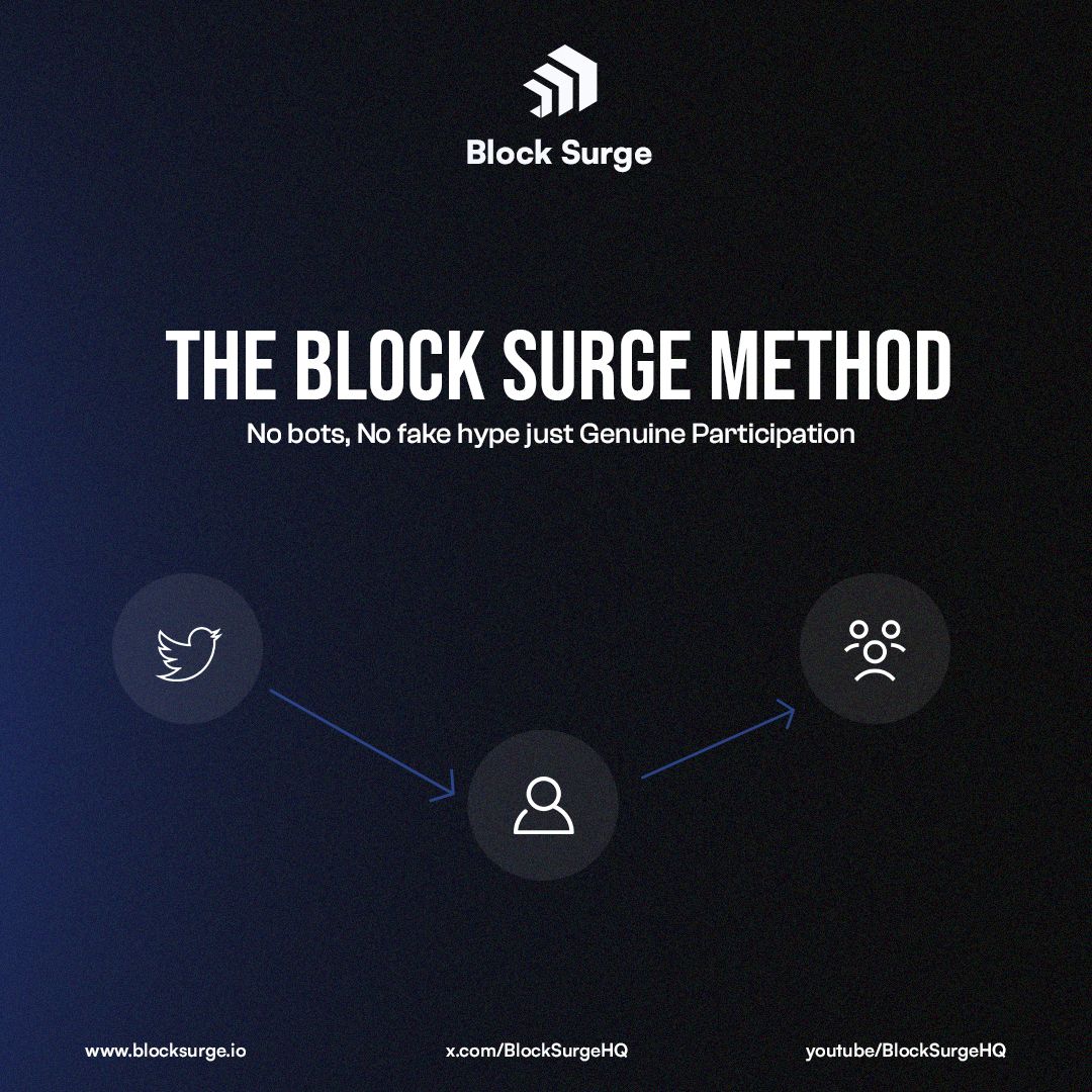 BlockSurgeHQ's tweet photo. No bots no fake hype just genuine participation.

Members come back not for giveaways but for value.

And thats the difference between an audience and a community. https://t.co/HMFFh5SQJY