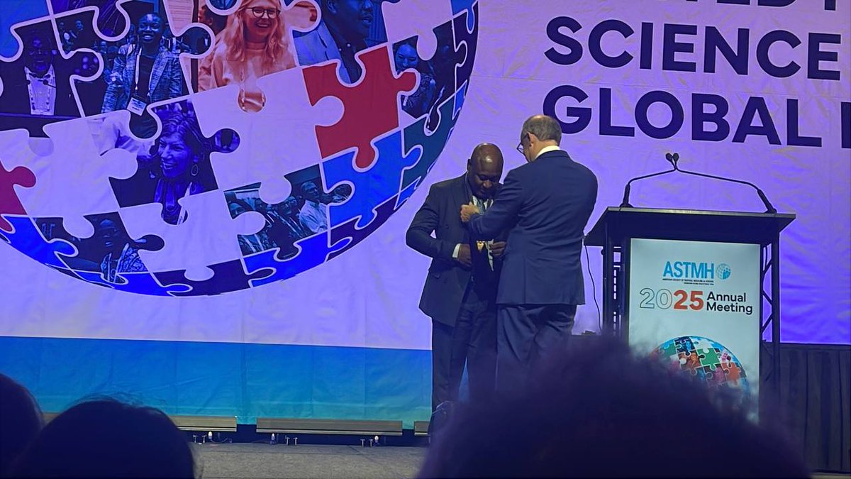 the_ACEProject's tweet image. We extend a hearty congratulations to Prof. Gordon Awandare (@gordon_awandare), Founding Director of @WACCBIP on receiving the 2025 Bailey K. Ashford Medal at the American Society of Tropical Medicine and Hygiene  Annual Meeting.
#WACCBIP #ACEImpact