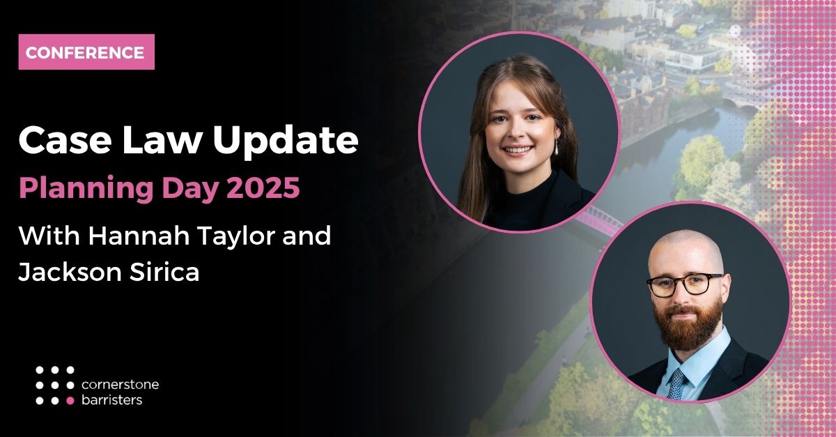 Cornerstone Barristers tweet media