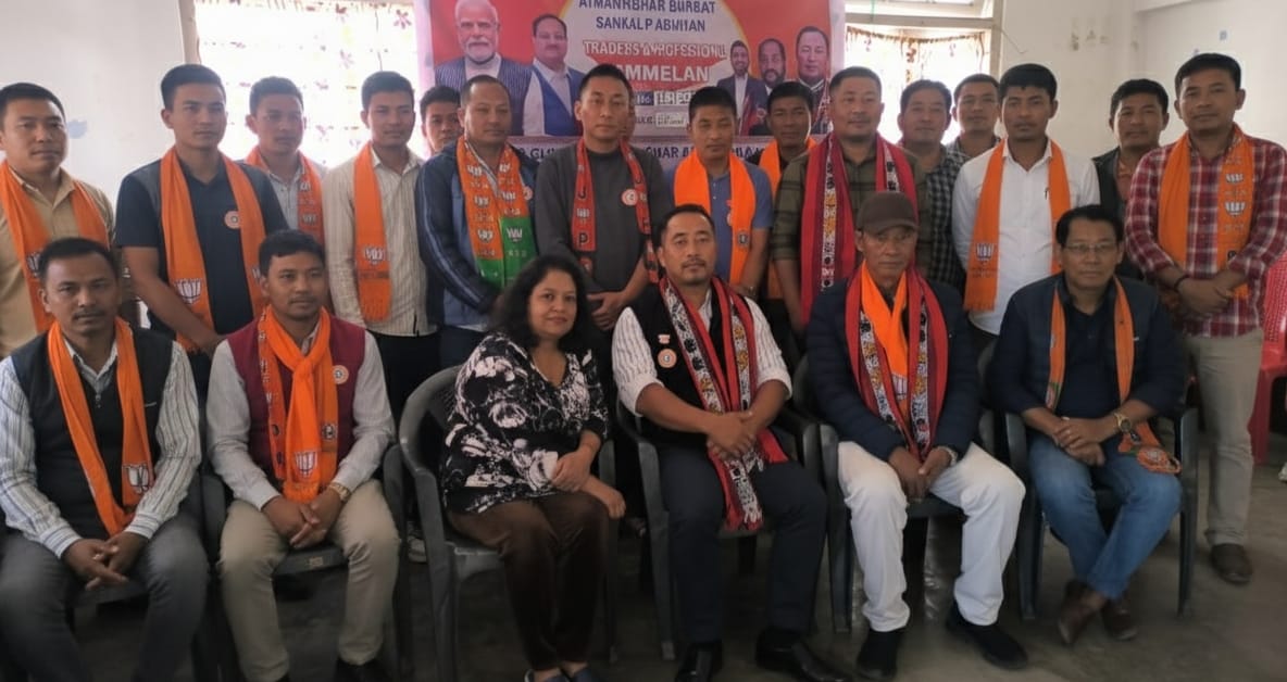 BJP4KisanM's tweet photo. The Kisan Morcha BJP Nagaland held the Atmanirbhar Bharat Sankalp Abhiyan on 11 November 2025 at the BJP Office, Mokokchung. State Spokeperson Shri. S. Bendang Aier and State Kisan President Shri. Lemtur Imna Lemtur and host of district office bearers participated the event https://t.co/Kz1rb6P2dd