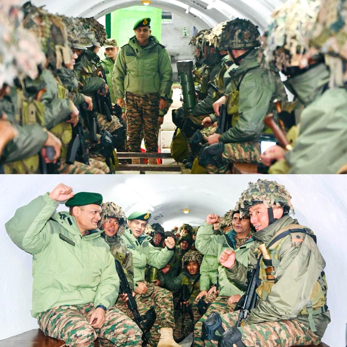 GajrajCorps_IA's tweet image. 𝐎𝐩𝐞𝐫𝐚𝐭𝐢𝐨𝐧𝐚𝐥 𝐄𝐱𝐜𝐞𝐥𝐥𝐞𝐧𝐜𝐞, 𝐔𝐧𝐰𝐚𝐯𝐞𝐫𝐢𝐧𝐠 𝐂𝐨𝐦𝐦𝐢𝐭𝐦𝐞𝐧𝐭

Lt Gen Gambhir Singh , GOC #Gajraj Corps, visited forward locations of the Ball of Fire Division in Arunachal Pradesh. The Corps Commander reviewed the operational readiness and witnessed a…