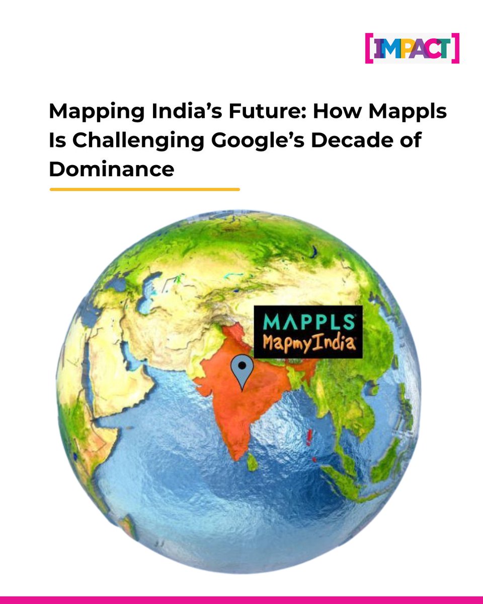 IMPACT_onnet's tweet image. Mappls is quietly building a navigation ecosystem designed for India’s roads and commuters. But, can an Indian-made map really challenge Google Maps?

Read more on - impactonnet.com/impact-stories…

By Antora Chakraborty

#Mappls #NavigationRevolution #DigitalIndia #TechForIndia