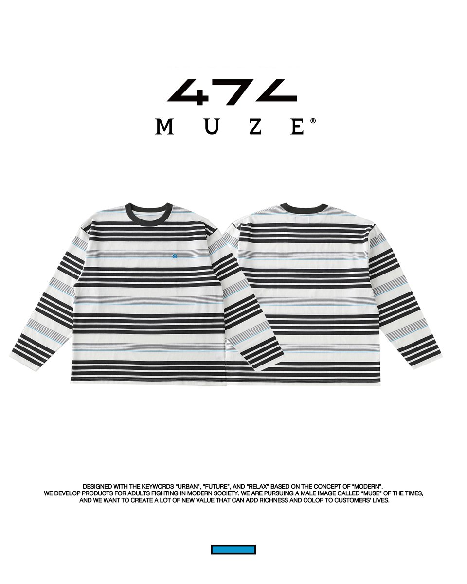MUZE_GALLERY's tweet image. NEW ARRIVAL

MUZE®︎ TURQUOISE LANEL × 47L
【BORDER_LONG_SLEEVE T-SH】
NO: M25W-47L-BLT01
SIZE: 1 / 2
COLOR: WHITE×TURQUOISE
ITEM PAGE
muze.tokyo/products/m25w-…

MUZE TOKYO ONLINE
muze.tokyo