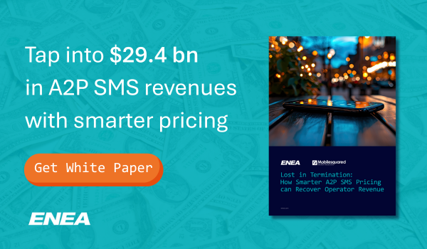 EneaAB's tweet image. MNOs: You could be missing out on $29.4 billion in messaging revenue. 📉 Read the new white paper by Enea &amp;amp; Mobilesquared to learn how smarter A2P SMS pricing could help you maximize your SMS revenues  👉 info.enea.com/lost-in-termin…  #A2PSMS #MobileOperators