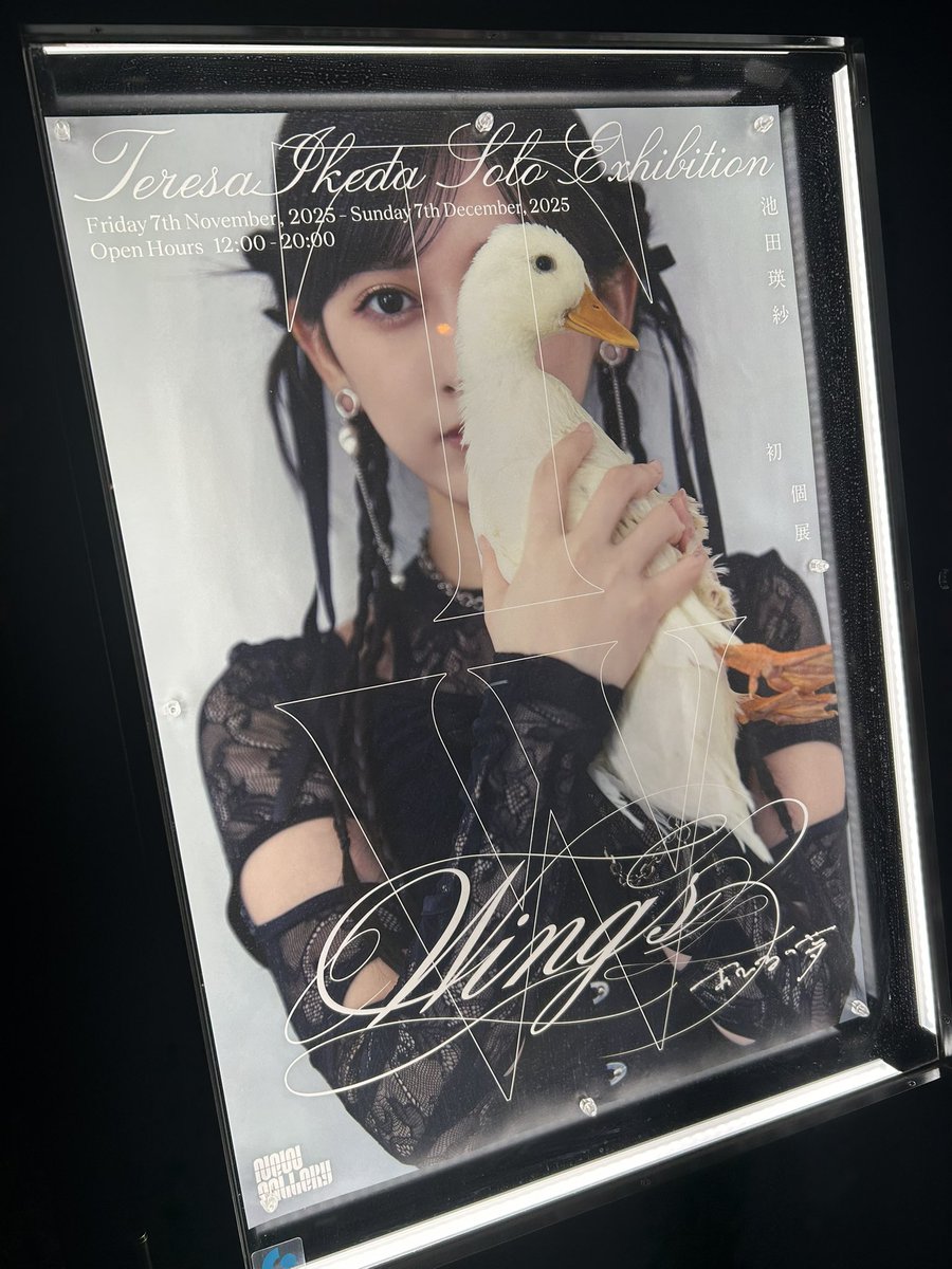 池田瑛紗 個展「Wings：あひるの夢」 乃木坂の現役メンバーであり