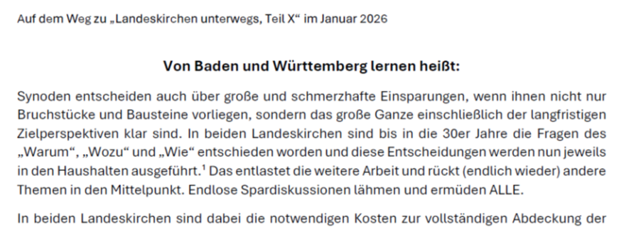 VON BADEN UND WÜRTTEMBERG LERNEN heißt:
Es geht viel mehr als viele sich im Moment trauen.......
kirchedermenschen.de/post/landeskir…
#ekiba #elkwue #ekd #kirche #evangelisch #synoden #synode #ekhn #ekkw #nordkirche #ekm #ekir #ekvw #elkb