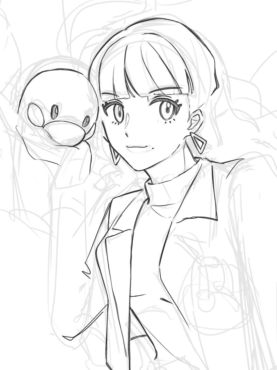 aolapis's tweet image. ZA楽しすぎて全然絵描けてない
これだけ