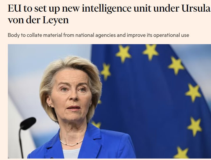 قد تتولى طبيبة نسائية سابقة رئاسة الاستخبارات الأوروبية
تنوي المفوضية الأوروبية إنشاء جهاز استخباراتي جديد للاتحاد الأوروبي وستتولى أورسولا فون دير لاين رئاسته
حسبما ذكرت صحيفة فاينانشال تايمز نقلاً عن مصادر

هناك شيء مشترك بين المخابرات الأوروبية وطب النساء 😂