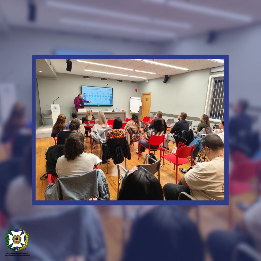 📘 El Colegio de Enfermería de Bizkaia ha acogido la primera parada del Encuentro Interprovincial del Norte: el presente y futuro de la Enfermería Escolar en España.
Una jornada enriquecedora con ACEESE y profesionales del norte que puso en valor el papel de la enfermería escolar