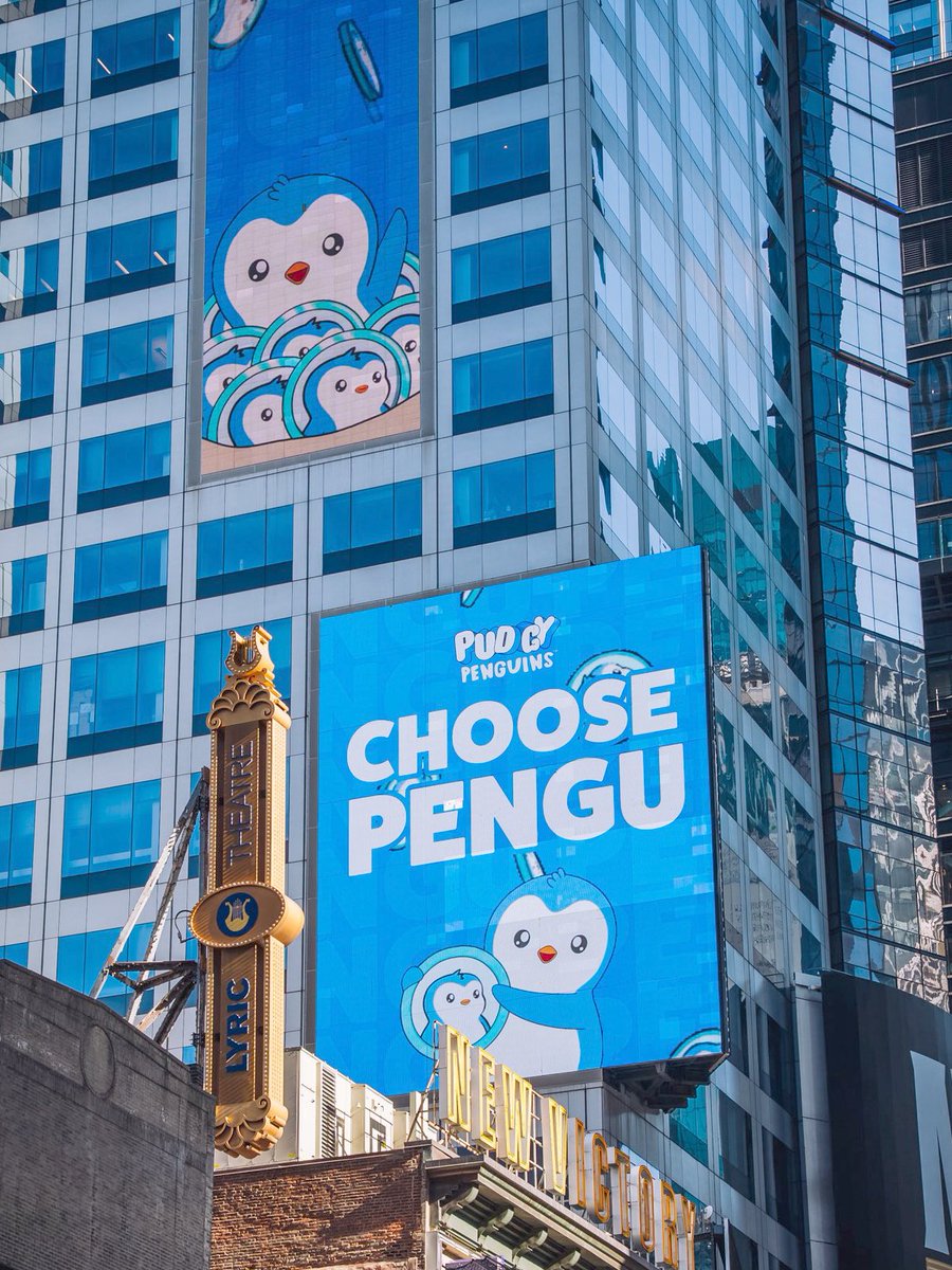 now_nft's tweet photo. Choose $PENGU - no regrets. https://t.co/QgppGm2AFZ