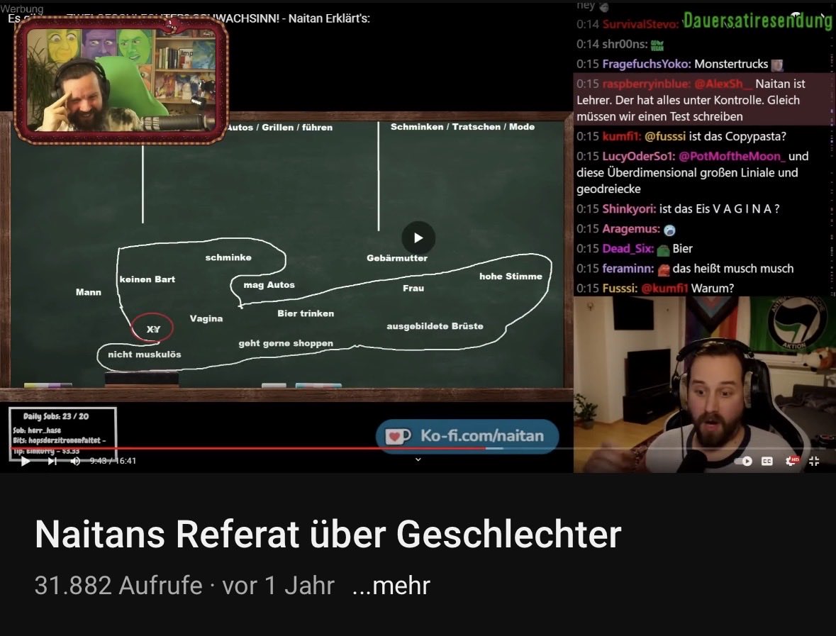erikhnz's tweet photo. @TrojanerI Exposing kann nur gut sein, von einem Typen, der Geschlechter mit "Schminke" und "Bier trinken" definiert https://t.co/H34F6E0IYQ