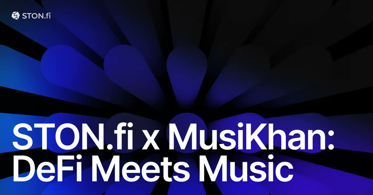 Real token utility starts with the right infrastructure!
MusiKhan uses STON.fi SDK to turn jHAN token staking into verifiable feature access. Stake in TON/jHAN pool → unlock platform experiences.
This is how STON.fi empowers builders: provide the