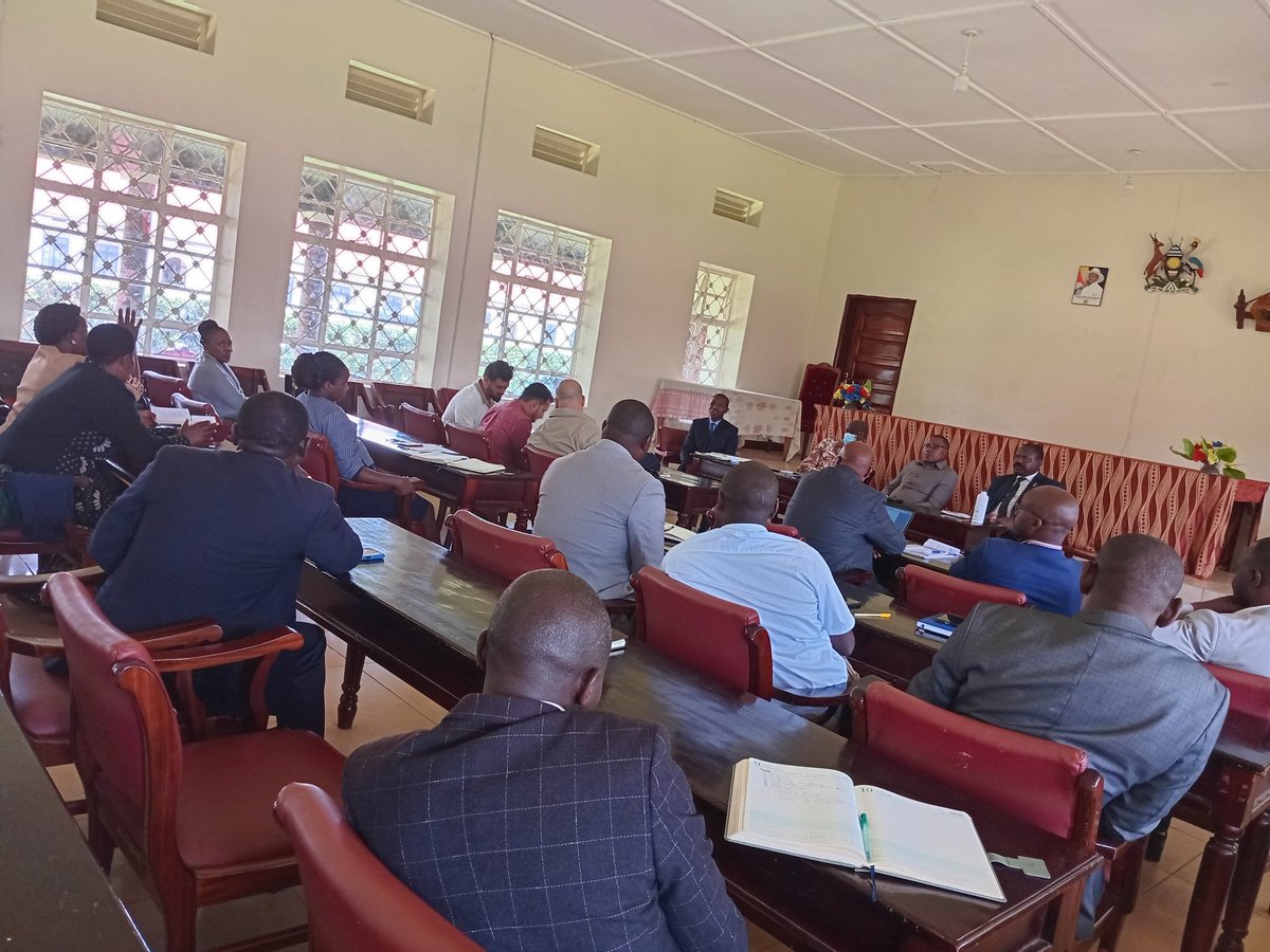 Attending the Kigezi Local Governments Development and investment Committee engaging mining Development Partners on partnership and collaboration opportunities that benefit our communities in the entire Region.