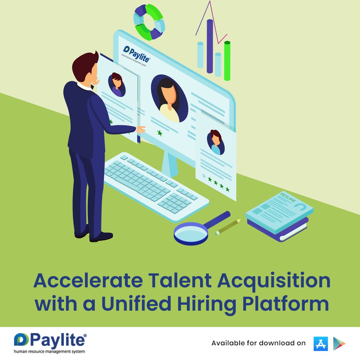 Paylite's tweet image. Experience #recruitmentefficiency. @Paylite empowers #HRteams to auto-route candidate pipelines, build #configurableworkflows for shortlisting and interview rounds, and maintain a #securerepository of profiles. Say goodbye to fragmented #spreadsheets.
paylitehr.com/request-demo.h…