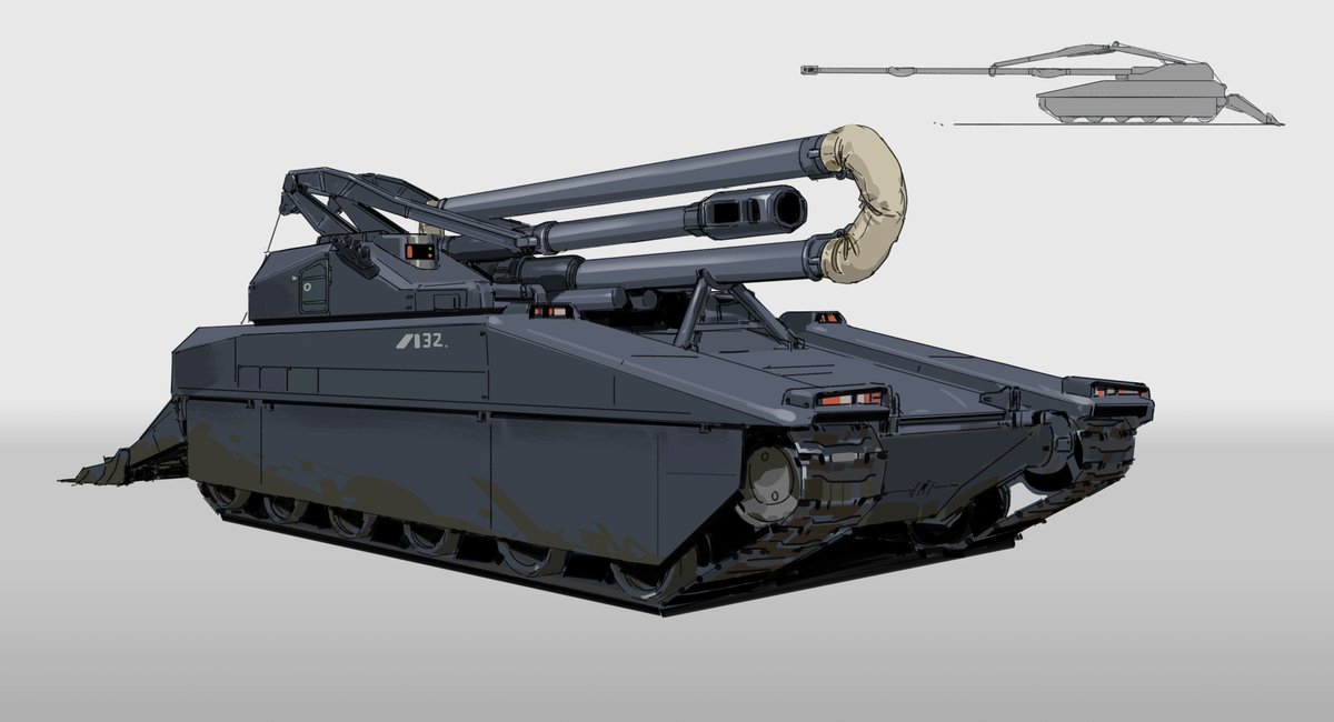 One night some weird artillery in my dream,i try to draw it and make it look more reasonable