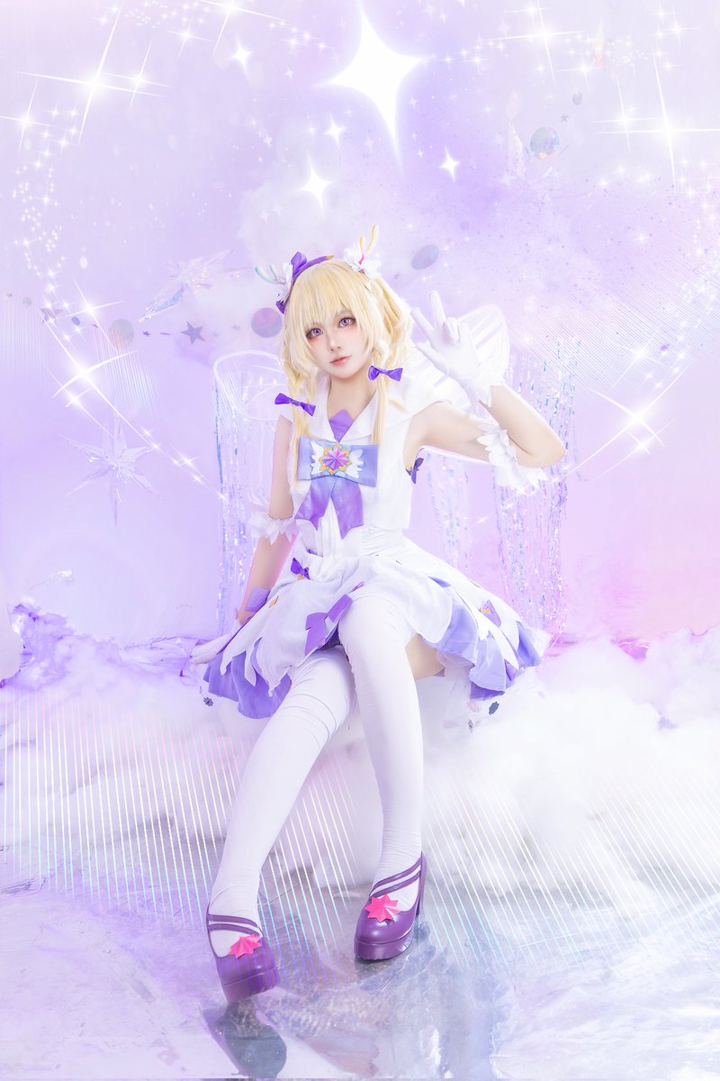 Kirisame_Zozo's tweet image. 耶耶耶这是谁家的小鹿呀
#王者荣耀 #cos #cosplay  #瑶 #漫展 #白丝