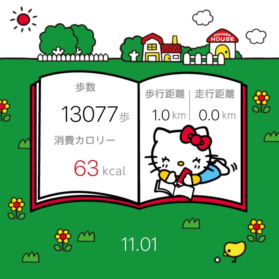 今日もたくさん歩きました！-おさんぽハローキティ- nagisa-inc.jp/OK #おさんぽハローキティ