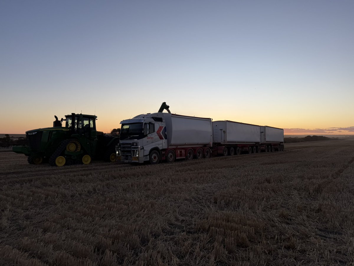 Last load for the day.