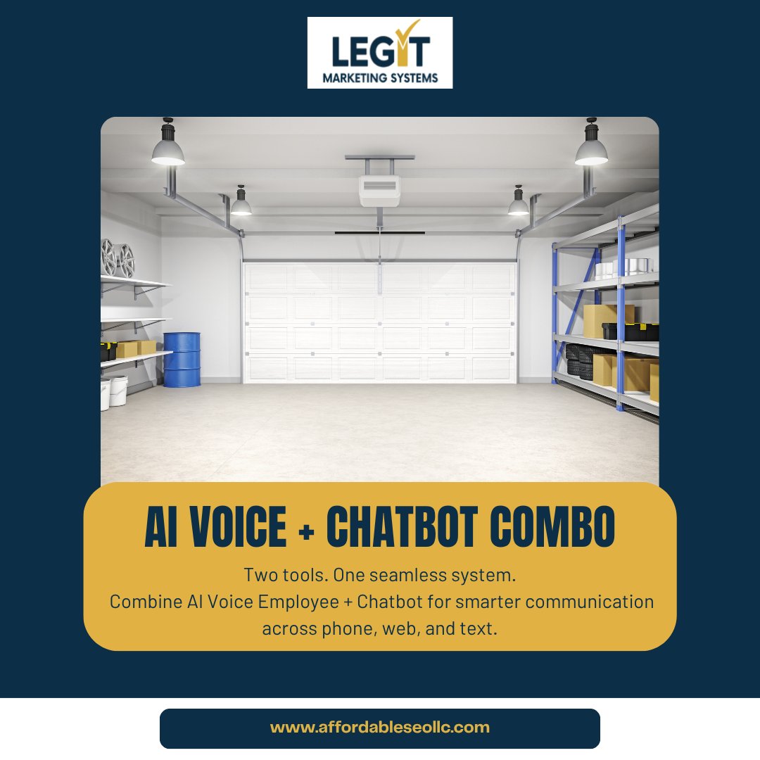 LegitMSystems's tweet image. Two tools. 
One seamless system.

✅ Answers instantly
✅ Handles unlimited conversations
✅ Converts curiosity into clients

Try the full AI team 👇
🔗 legitmarketingsystems.com/ai-voice-emplo…

#AIChatbot #SmartAutomation #24hrSupport