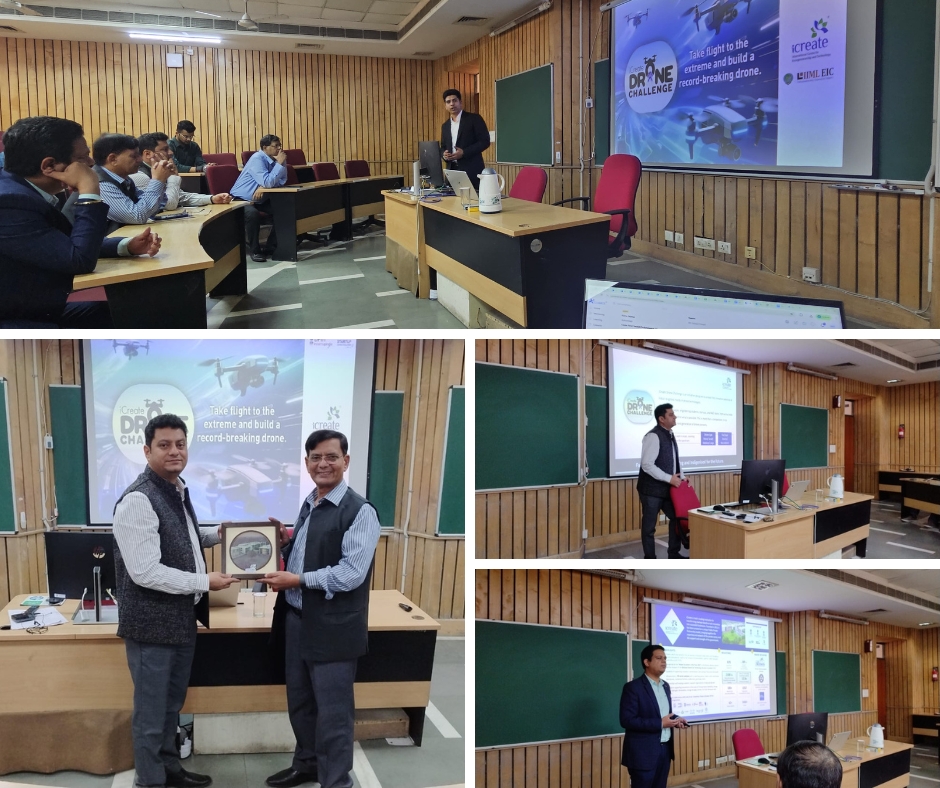 icreatenextgen's tweet image. The iCreate Drone Challenge 2025 Roadshow at IIM Lucknow Enterprise Incubation Centre (IIML EIC), Noida Campus, brought together a dynamic mix of innovators, researchers, and drone enthusiasts — all united by a shared vision to shape India’s drone future. 

The session opened…