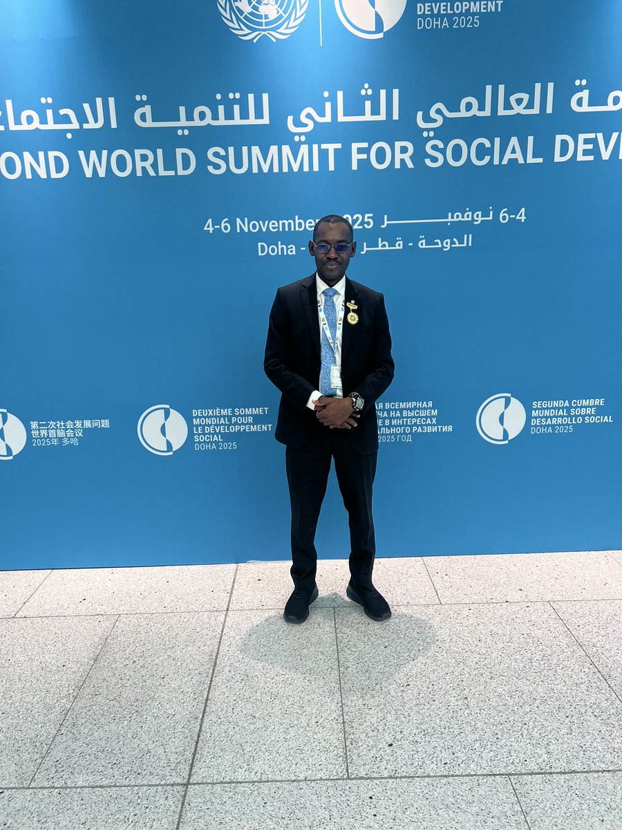 WISEWISDOM_2022's tweet image. I was one of the Delegates at the just concluded United Nations Second Social Development Summit at Doha.

I will be sharing lessons learnt soon and the way forward for our nation.

Watch out !!!