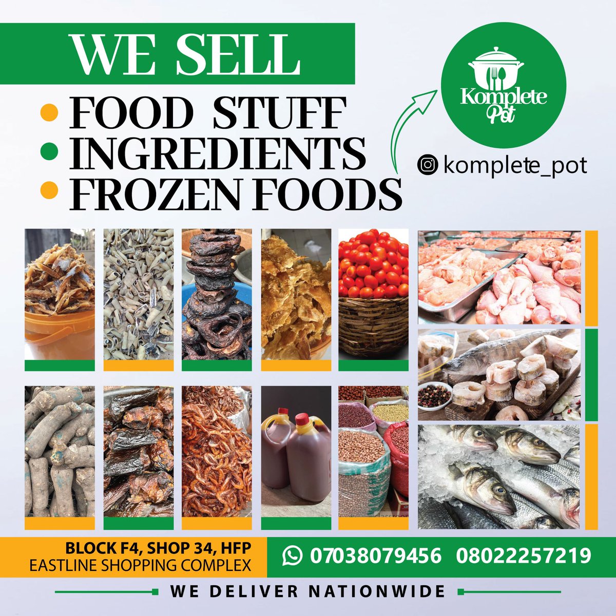 Kompletepot's tweet image. YOOO 🔥 MEALS THAT SLAPS?? FOODSTUFFS THAT DRIP FRESHNESS?? SPICES THAT HIT DIFFERENT??? 🗣️ KITCHEN ABOUT TO BE LIT AF!!! 🛍️ TAP IN RN OR STAY HUNGRY BESTIE 💀 #KompletePot #Naija #Lagosfoodbank #orderfast #Tuesday 👀 @grok