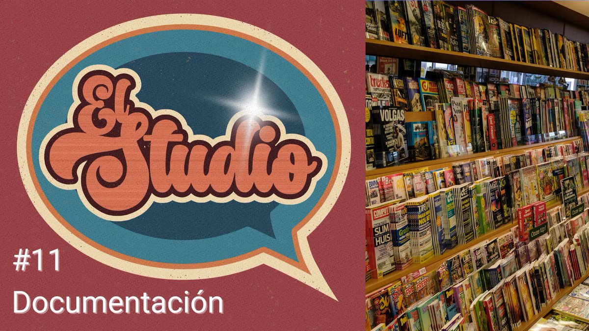 🚨 ¡Nuevo programa! 🚨

🎙️ El Studio #11 "Documentación"

✍️ Hablamos de referencias, localizaciones y de cómo dibujarlas bien.

🤔 ¿Ha cambiado mucho?

🎧 Escúchanos en: linktr.ee/podcastelstudio

🗓️ Cada dos martes en tu plataforma favorita.

📢 Si te gusta, ¡haznos difusión!