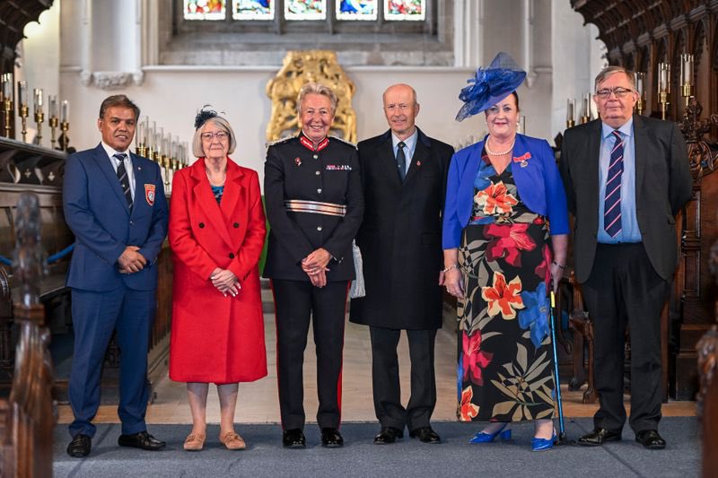 Lord_Lt_Cambs's tweet image. Always a lovely event - our BEM investiture at @GreatStMarys . Our honours recipients  were long serving  experts &amp;amp; stalwarts who have given selfless service over many years in an eclectic range of areas -  Mr Paul Fellows BEM for services to astronomy;
Mr Mujahid Khan BEM for…