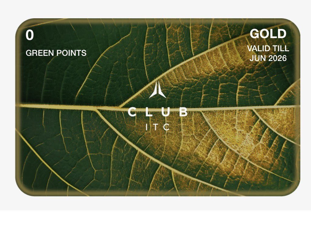 ProfessorCardz's tweet photo. 😲Kudos to the Club ITC design team. The most beautiful membership card design. 

👉🏻If this can be made into a metal credit card i would love to have it in my wallet. 

#ccgeeks #creditcards #ClubITC https://t.co/745CKg9zA3