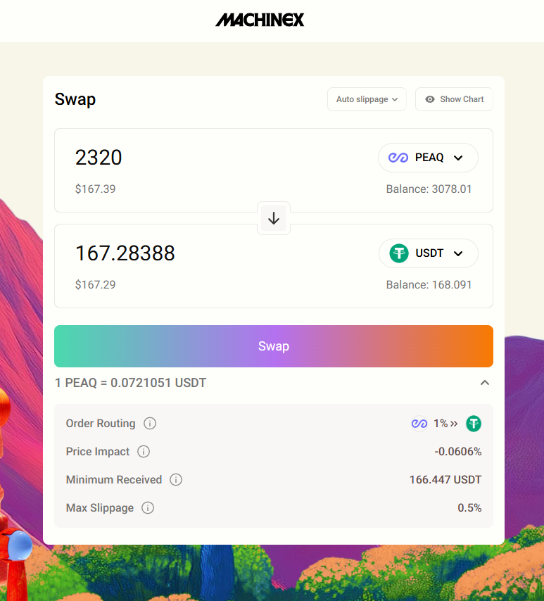 JardinFi's tweet photo. Just funded my wallet with 167 $USDT for the Robo-Farm token sale on @DualMintRWA 🌾
Swapped some $PEAQ → $USDT directly on @peaq using @machinedex — smooth, fast, and fully on-chain ⚡
#DePIN #peaq #RWA #DualMint https://t.co/3eflm42MPt