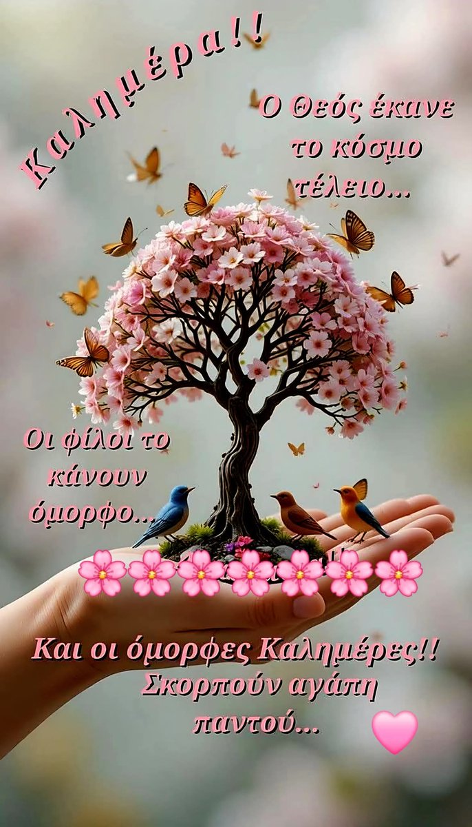 Όμορφη καλημέρα και χρόνια πολλά σε όσους γιορτάζουν σήμερα 🩷💋