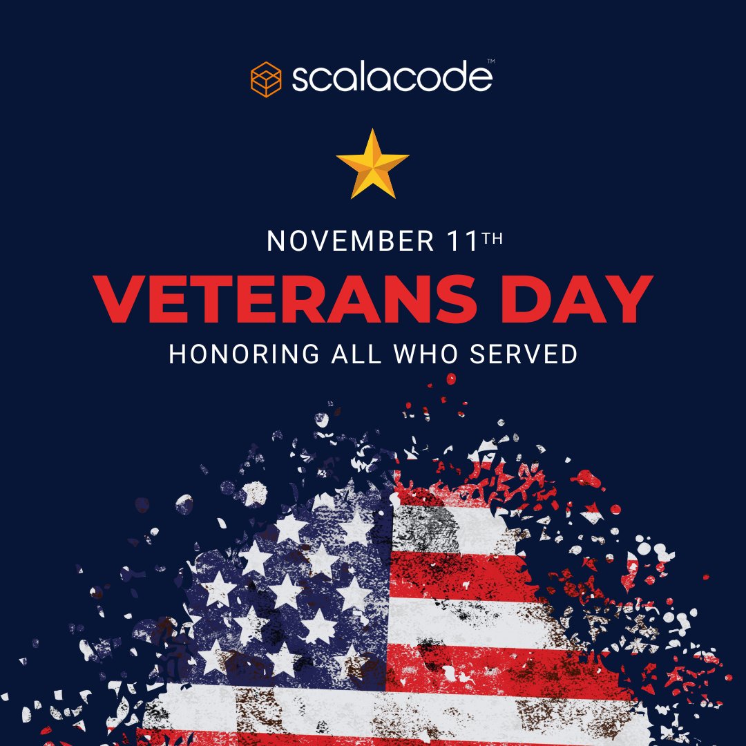 scala_code's tweet image. Today, we honor the courage, sacrifice, and dedication of all Veterans.

Your service protects our freedom — and we are grateful.

Thank you to all who served. 

#VeteransDay #HonoringHeroes #ScalaCode #america #thankyouforyourservice
