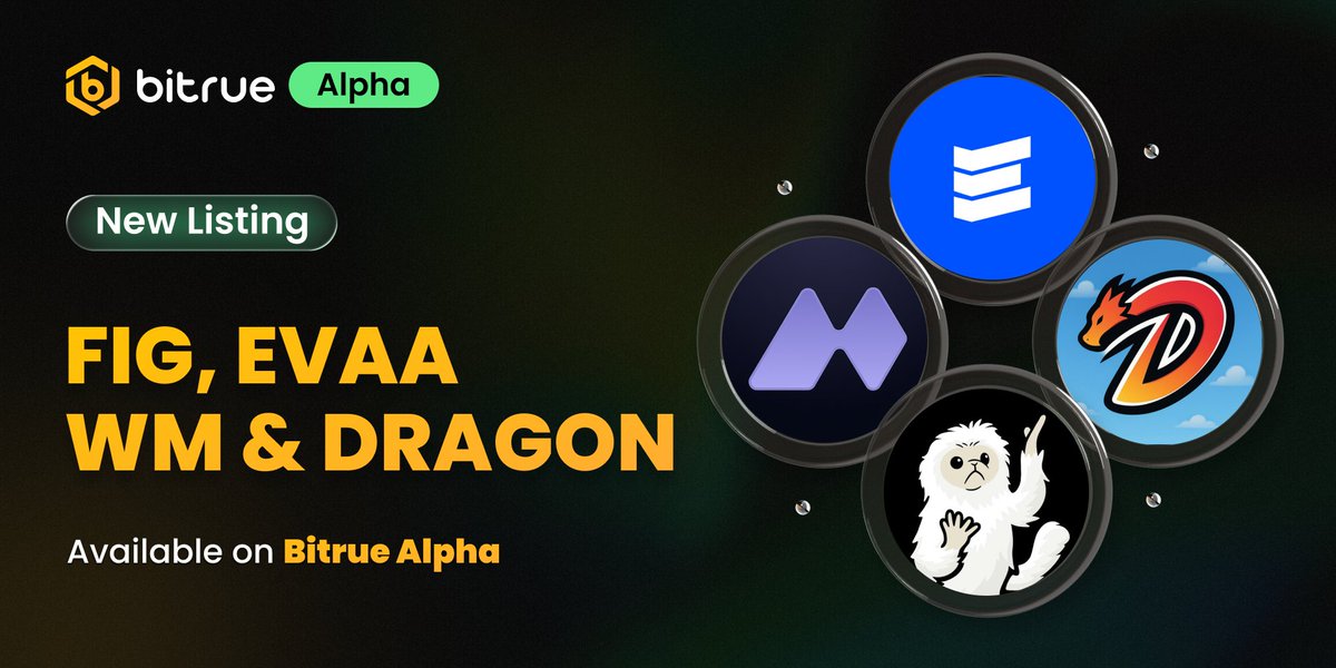 ✨ NEW LISTINGS: $FIG, $EVAA, $WM &amp; $DRAGON NOW LIVE on #Bitrue Alpha!  <a href="/FigmentTrade/">Figment.Trade</a> <a href="/evaaprotocol/">EVAA Protocol</a> <a href="/whitemonkeyfun/">White Monkey</a> <a href="/Rosentica/">Rosentica ®</a>   

Contract Addresses:   
🔹 $FIG - GGJzGSdJBUZ7jexM9rmjB4G9jNVute5WJK1CmuxRpump 
🔹 $EVAA - 0xaa036928c9c0Df07d525B55ea8EE690Bb5a628C1 
🔹 $WM -