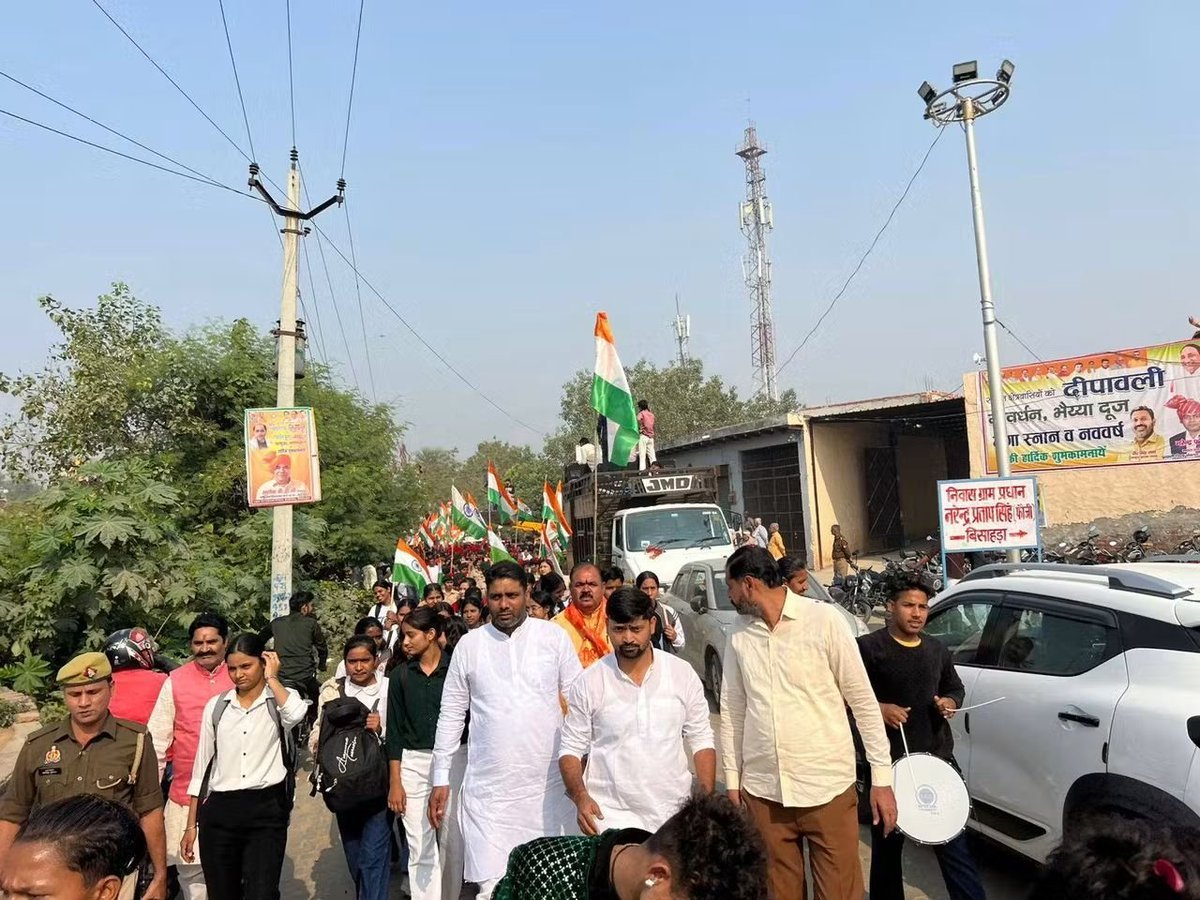 आज दादरी विधानसभा के ग्राम बिसहाड़ा से “यूनिटी मार्च” का शुभारंभ हुआ, जिसमें भाजपा पश्चिम क्षेत्रीय अध्यक्ष श्री सतेंद्र सिसोदिया जी, गौतमबुद्ध नगर भाजपा जिलाध्यक्ष श्री <a href="/iabhishek4bjp/">Abhishek Sharma</a> जी सहित अनेक कार्यकर्ता और सम्मानित नागरिकगण सम्मिलित हुए।

इस अवसर पर पूरे क्षेत्र में