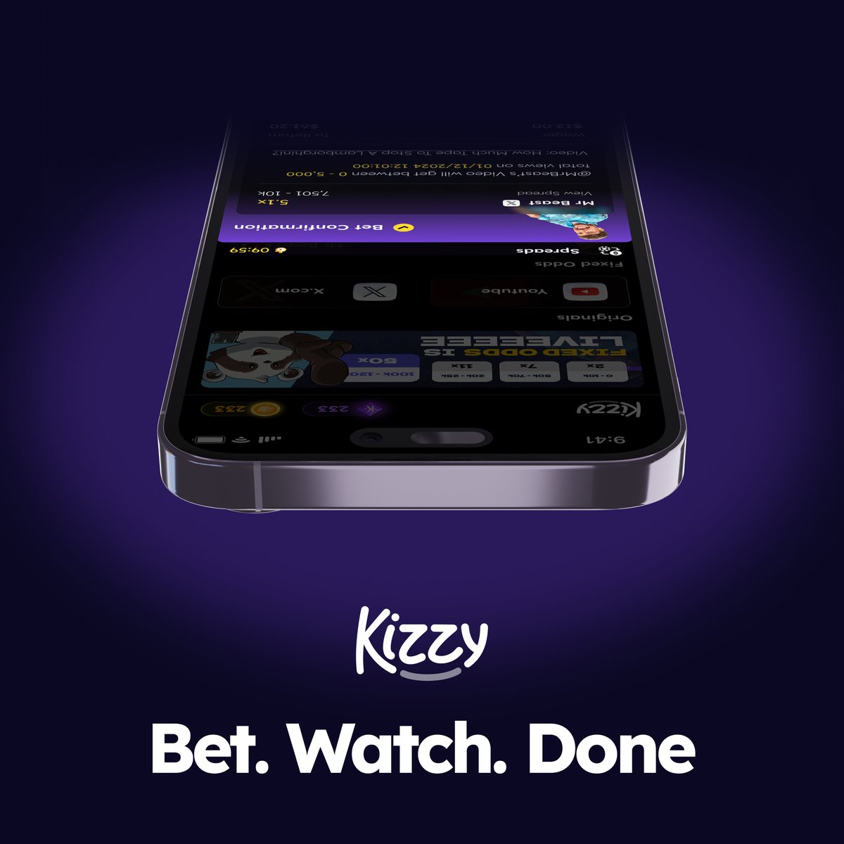 kizzycasino's tweet photo. Bet. Watch. Done https://t.co/HvL8gTP2vf