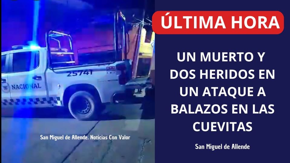 NewsSanmiguel's tweet image. #ÚLTIMAHORA🚨🔴Ataque armado en Las #Cuevitas, San Miguel de Allende, deja una persona sin vida y 2 #heridos.🚨
🔴 Esta noche se registró una agresión a #balazos en la zona de Las Cuevitas.
🔴 El área ya se encuentra acordonada por las autoridades.
👉 Saldo preliminar:
🧵