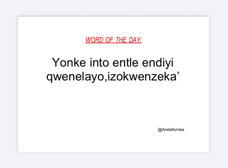 Anele Fumba 🇿🇦 tweet media