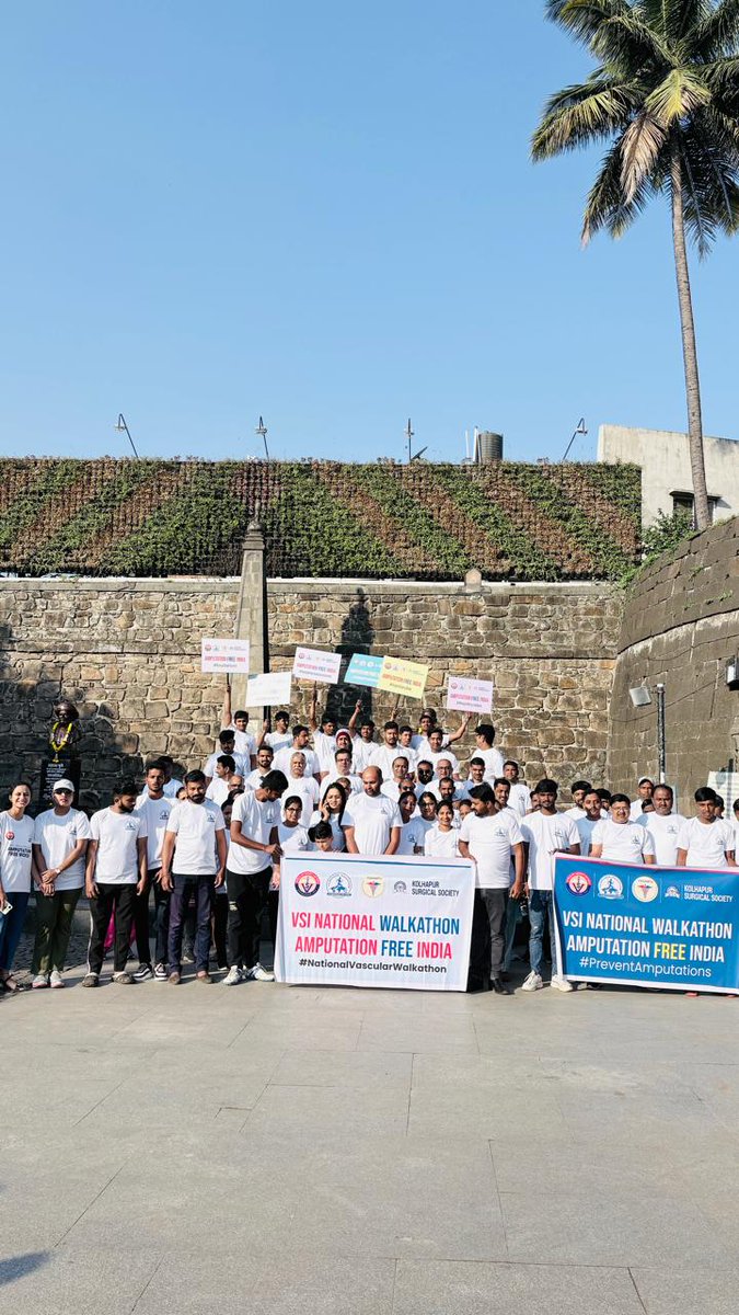 Vascular_India's tweet photo. Amputation Free India Walkathon | Kolhapur | 9 Nov 2025
#AmputationFreeIndia #VascularAwareness #KolhapurWalkathon #SaveLimbsSaveLives #DiabeticFootCare #VascularSocietyOfIndia https://t.co/nkX3NVcfN6