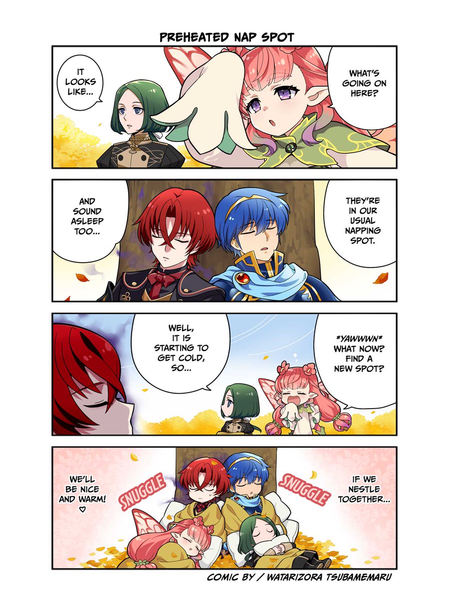 FE_Heroes_EN's tweet image. The latest installment of A Day in the Life, the #FEHeroes online manga, is now available!

←Read comic right to left