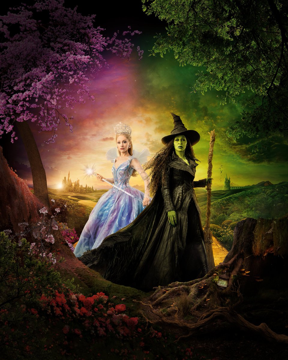 TextlessPoster's tweet photo. 😍ENJOY THE QUALITY IN 4K😍

Here is Textless @Cinemark XD Poster for #WickedForGood👑 🪄🧹

Details: CUSTOM KEY ART | UNCROPPED | 4K UHD 3277x4096 | Textless Done by @TextlessPoster ✅ https://t.co/MlckGkx0Z4