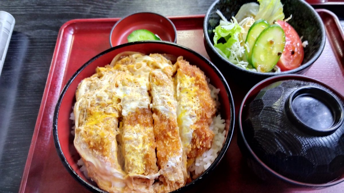 もりそば(大)  カツ丼