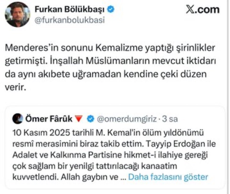 Hiç kimse Türkiye Cumhuriyeti Cumhurbaşkanını bu şekilde tehdit edemez. Tartışmasız olabilecek en ağır cezayı almalı.  
<a href="/TC_icisleri/">T.C. İçişleri Bakanlığı</a>