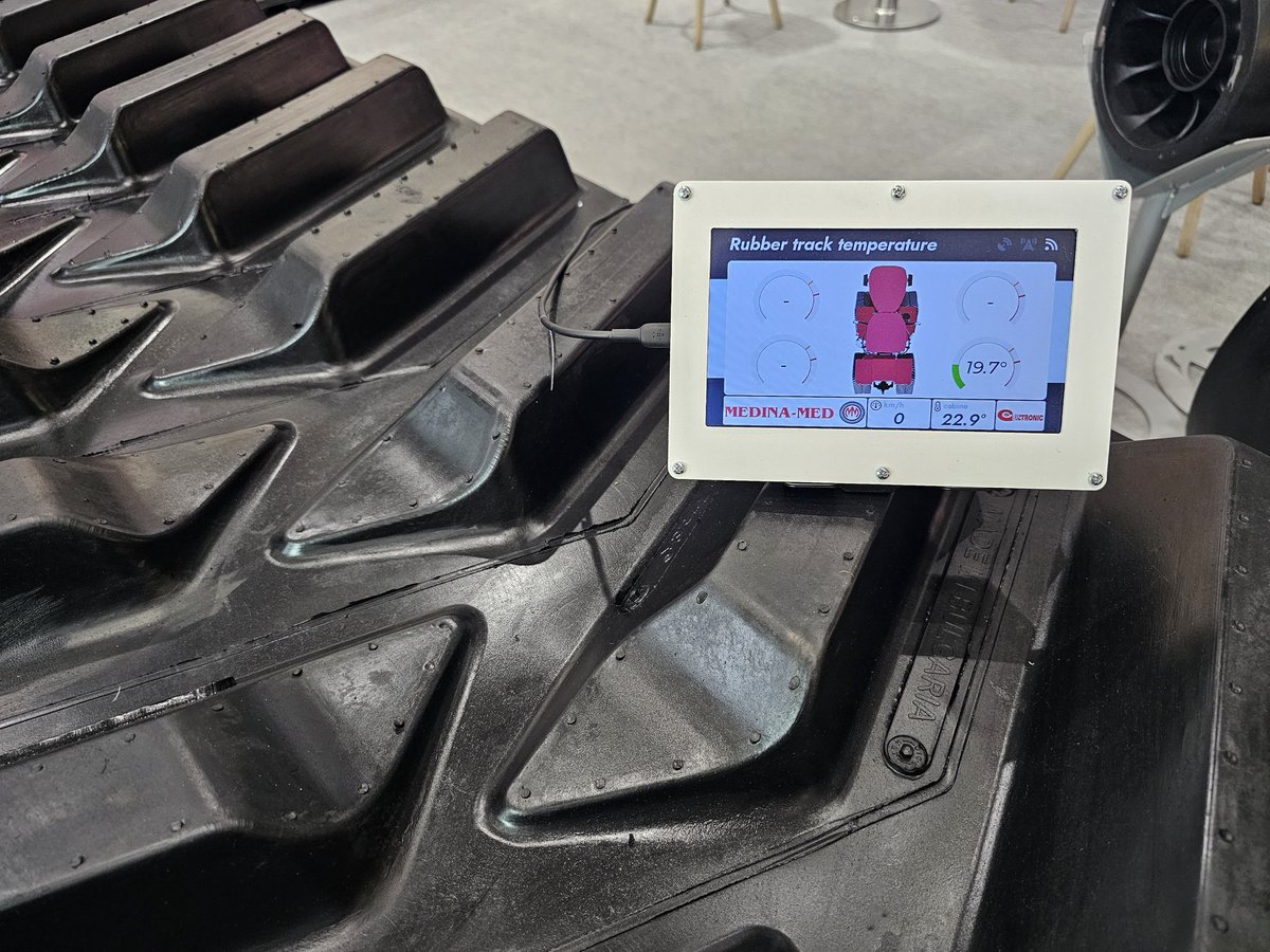 At #Agritechnica 🇩🇪 — saw some seriously smart innovation! One standout: a heat sensor built inside ag tracks that alerts operators when temps get too high 🔥. Perfect for preventing damage and downtime. #ProgressiveFarming #Innovation #OntarioAg <a href="/Tirecraft/">Tirecraft</a> #ontag