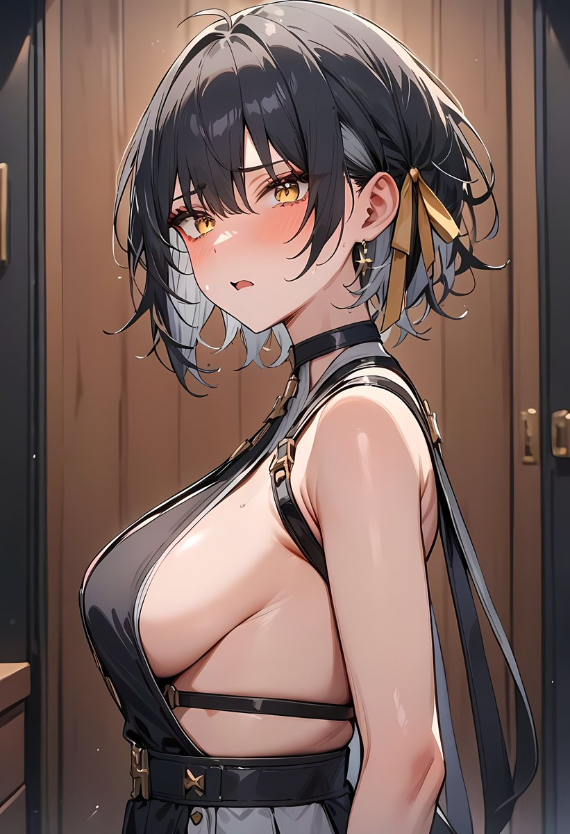 ~Your roommate came back from work because she had a late shift and had a stressful day, and came from work and she was usually cold and didn't care what you do but as she sees her roommate playing with themselves she couldn't believe what she saw~

{Female Pov, Lesbian}