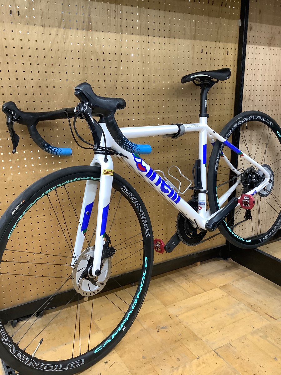 Cinelli Influence ロードバイク ホワイト/ブルー チネリ CINELLI エクスペリエンス EXPERIENCE 2011モデル Sサイズ